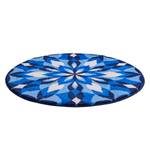 Tapis de bain Joya Fibres synthétiques - Bleu - 80 x 80 cm