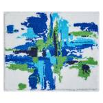 Badematte Mezzo Webstoff - Blau - 50 x 60 cm