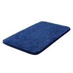 Tapis de bain Melange Tissu - Bleu marine - 70 x 120 cm