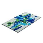 Badmat Mezzo geweven stof - Blauw - 70 x 120 cm