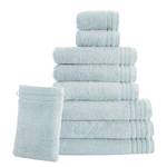 Serviette de toilette Memory Tissu - Gris menthe - 70 x 140 cm