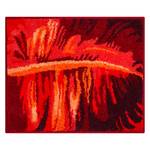 Badmat Tropical geweven stof - Rood - 50 x 60 cm