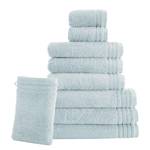 Serviette de toilette Memory Tissu - Gris menthe - 30 x 50 cm