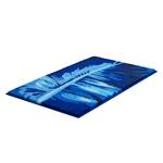 Badmat Tropical geweven stof - Blauw - 60 x 100 cm