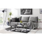 Sofa Lavara I (3 places) Tissu - Gris clair