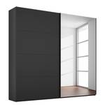 Schwebetürenschrank SKØP XVIII Schwarz - 225 x 222 cm - 2 Türen