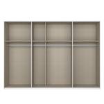 Schwebetürenschrank SKØP pure reflect Alpinweiß - 315 x 236 cm - 3 Türen