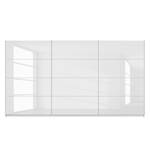 Schwebetürenschrank SKØP pure gloss Hochglanz Weiß / Weiß - 405 x 222 cm - 3 Türen