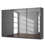 Schwebetürenschrank SKØP reflect+ Graphit - 360 x 236 cm - 3 Türen