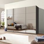 Schwebetürenschrank SKØP reflect+ Graphit - 315 x 222 cm - 3 Türen