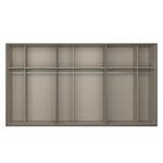 Schwebetürenschrank SKØP pure gloss Hochglanz Weiß / Graphit - 405 x 236 cm - 3 Türen