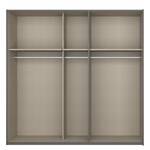 Schwebetürenschrank SKØP  pure reflect+ Graphit - 225 x 222 cm - 2 Türen