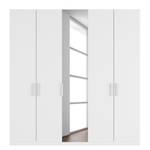 Armoire SKØP pure reflect Blanc alpin / Miroir en cristal - Blanc alpin - 225 x 236 cm