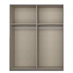 Drehtürenschrank SKØP pure reflect Graphit - 181 x 236 cm