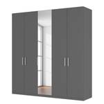 Armoire SKØP pure reflect Graphite / Miroir en cristal - Graphite - 225 x 222 cm