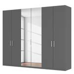 Drehtürenschrank SKØP pure reflect Graphit - 270 x 222 cm