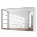 Schwebetürenschrank SKØP reflect Alpinweiß - 360 x 222 cm - 3 Türen