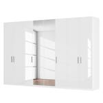 Armoire SKØP pure gloss reflect Blanc brillant / Miroir en cristal - Blanc brillant / Blanc - 360 x 236 cm