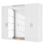 Armoire SKØP pure gloss reflect Blanc brillant / Miroir en cristal - Blanc brillant / Blanc - 270 x 222 cm