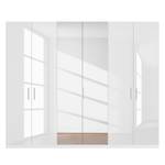 Armoire SKØP pure gloss reflect Blanc brillant / Miroir en cristal - Blanc brillant / Blanc - 270 x 222 cm