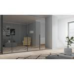 Armadio con ante battenti SKØP reflect+ Specchio grigio - 270 x 222 cm - Basic