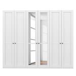 Armoire SKØP country reflect Blanc alpin / Miroir en cristal - 270 x 222 cm - Basic