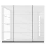 Armoire SKØP pure gloss Blanc brillant / Graphite - 270 x 236 cm - 3 portes