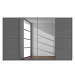 Schwebetürenschrank SKØP  pure reflect+ Graphit - 360 x 222 cm - 4 Türen