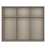 Schwebetürenschrank SKØP pure gloss Hochglanz Weiß / Graphit - 270 x 222 cm - 3 Türen