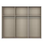 Schwebetürenschrank SKØP pure gloss Hochglanz Weiß / Weiß - 270 x 236 cm - 3 Türen