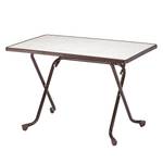 Table pliante Marleston II Acier - Marron