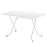 Table pliante Marleston II Acier - Blanc