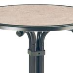 Table de jardin Boulevard IV Acier - Argenté - Diamètre : 80 cm