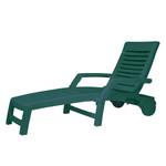 Chaise longue Florida III 100 % polypropylène - Vert