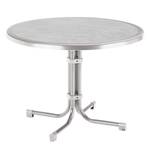 Table de jardin Boulevard II Acier - Argenté / Beige