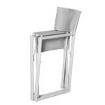 Chaises de jardin Messina (lot de 2) Aluminium / Tissu - Crème