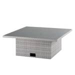 Table de jardin Barcelona Spraystone / Matière plastique - Gris