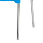 Chaises de jardin Maui (lot de 4) Aluminium / Polypropylène - Bleu