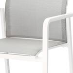 Chaise de jardin Rhodos Aluminium / Tissu - Blanc