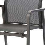 Chaise de jardin Rhodos Aluminium / Tissu - Anthracite