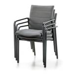 Chaise de jardin Milos Aluminium - Anthracite