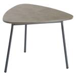 Table d'appoint Andros Acier / Béton - Anthracite / Gris - Largeur : 60 cm