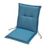 Coussin de jardin Manaira Tissu mélangé - Bleu pétrole