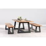 Table de jardin Campione Aluminium / Teck massif - Anthracite