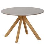 Bijzettafel Lagos massief eucalyptushout/beton - grijs/bruin - Breedte: 60 cm