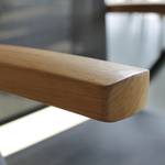Table et chaises Cavalese (6 éléments) Céramique / Tissu - Blanc / Gris