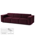 3-Sitzer Sofa KINX Samt - Samt Shyla: Aubergine