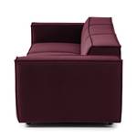 3-Sitzer Sofa KINX Samt - Samt Shyla: Aubergine