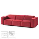 3-Sitzer Sofa KINX Samt - Samt Shyla: Pastellrot