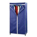 Textielgarderobe Air I kunstvezels/metaal - blauw/zwart